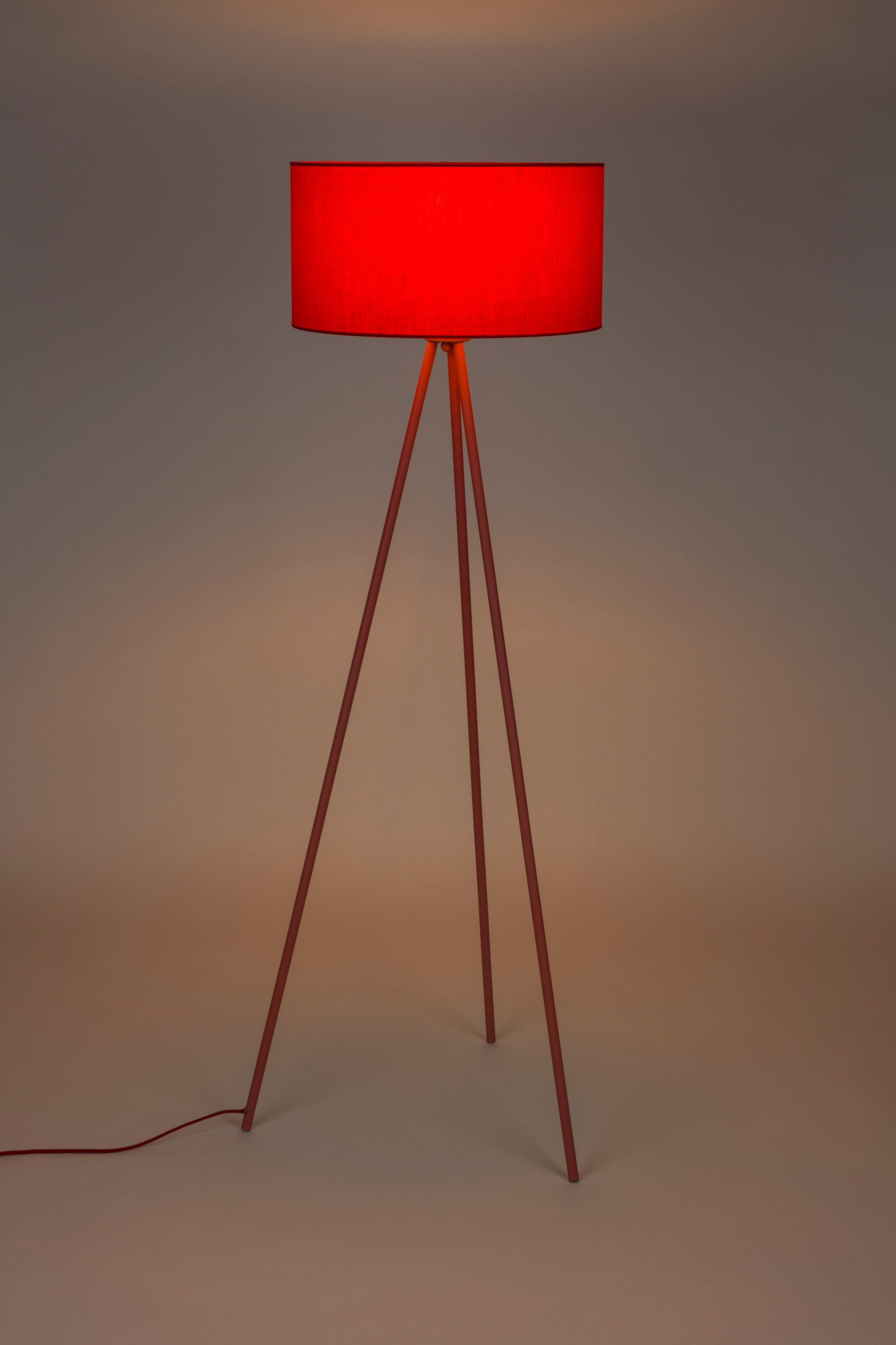 Susie Red Tripod Floor Lamp